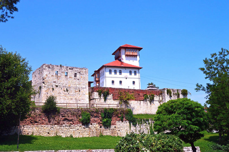 在波斯尼亚和赫兹戈维纳的格拉达卡市的旧堡垒