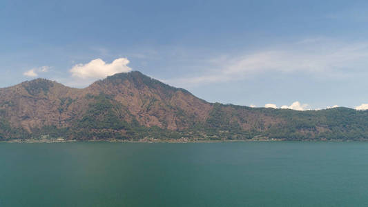 山风景湖和天空