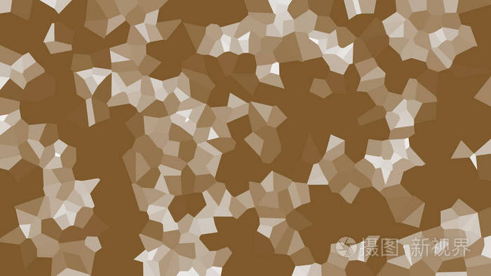 彩色Voronoi矢量摘要。 无缝不规则线镶嵌图案。 几何平面网格