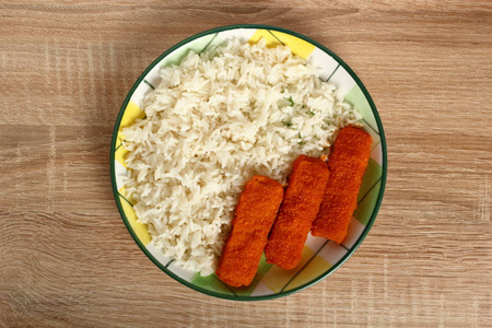 米饭和鱼翅图片