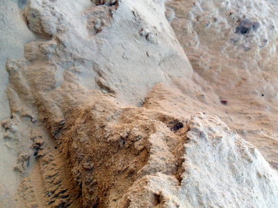 砂质地凹凸表面