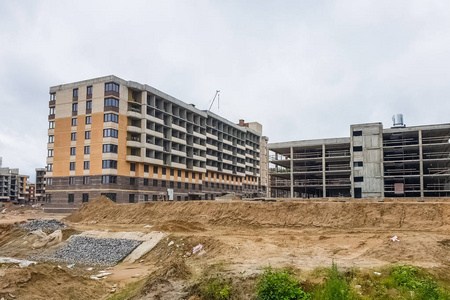 苏托洛沃列宁格勒地区住宅建筑工地景观