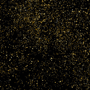 金色闪光的纹理隔离在黑色广场上。 琥珀颗粒的颜色。 庆祝背景。 纸屑的金色爆炸。 矢量插图10。