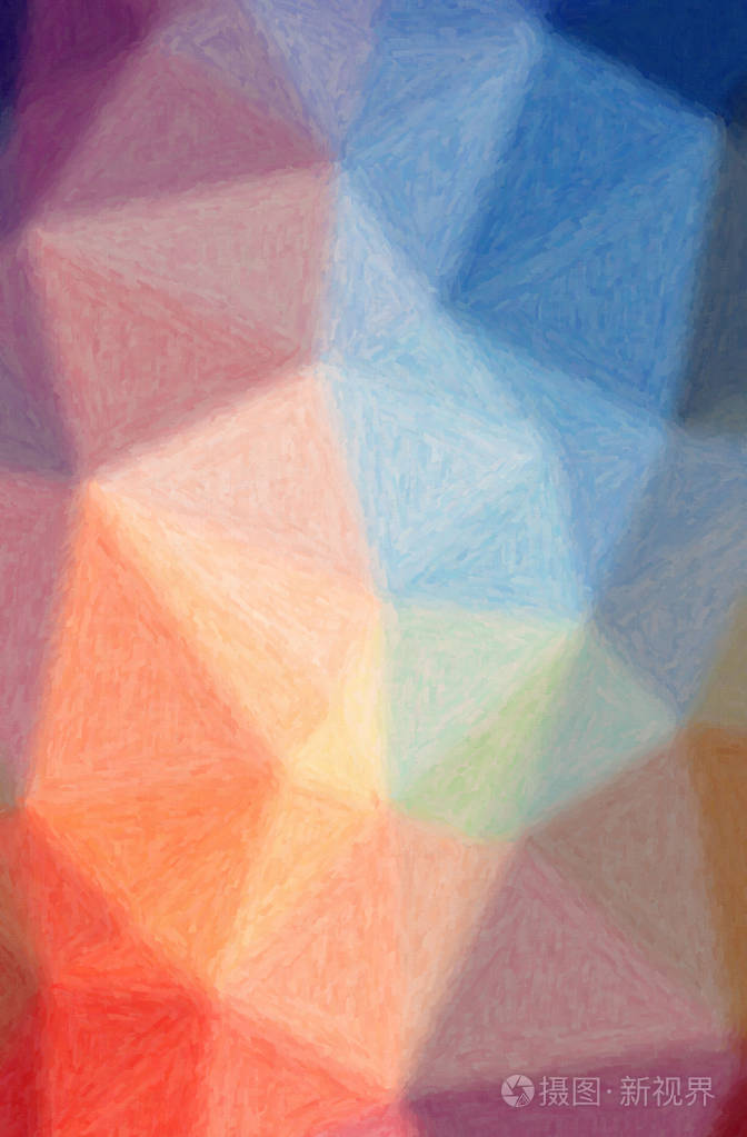 蓝色红色和绿色的抽象垂直背景插图