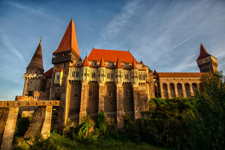 罗马尼亚古历史古堡古堡