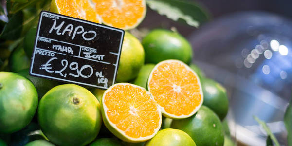柑橘水果展示街市场照片图片