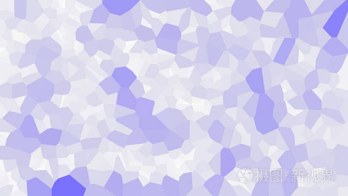 彩色Voronoi矢量摘要。 无缝不规则线镶嵌图案。 几何平面网格