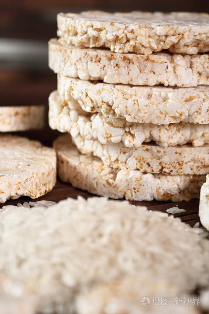 米饼和米堆宏观的