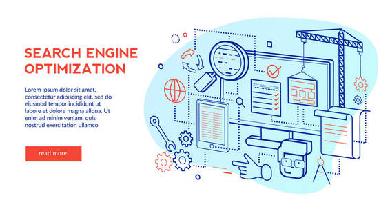 矢量广告设计模板搜索引擎优化