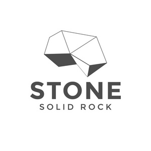 石岩石标志设计模板插图