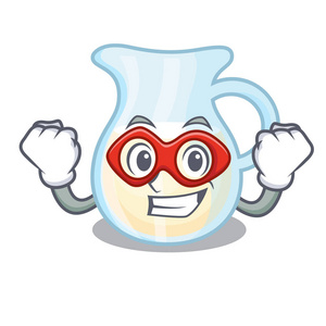 吉祥物载体上分离出的一罐牛奶