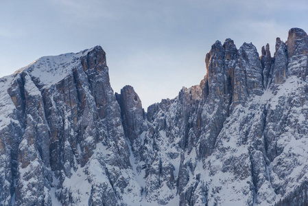 雪山的风景如画