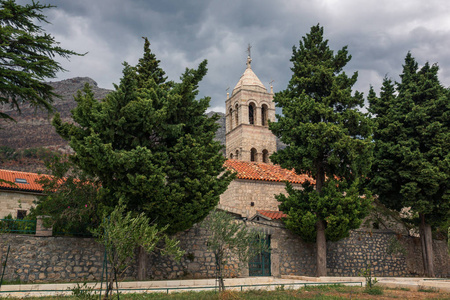 黑山布德瓦附近的雷泽维奇修道院