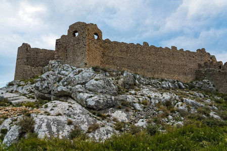 拉里萨城堡的一部分希腊佩罗奔尼撒阿戈斯城的古代和中世纪卫城