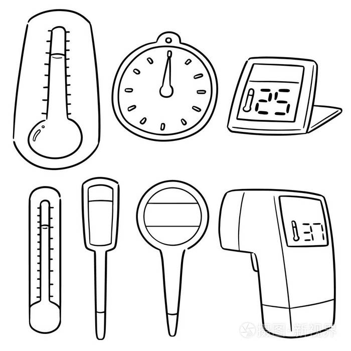 温度计简笔画 简单图片