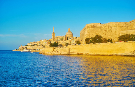 s ProCathedral and Carmelite Church are seen amid the medieval 