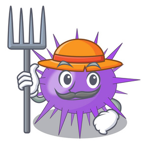 猫和日本食物可爱的kawaii漫画画家海胆画墨漫画插图矢量卡通手拿着一