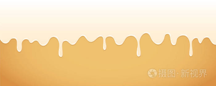 白色甜融化的糖背景