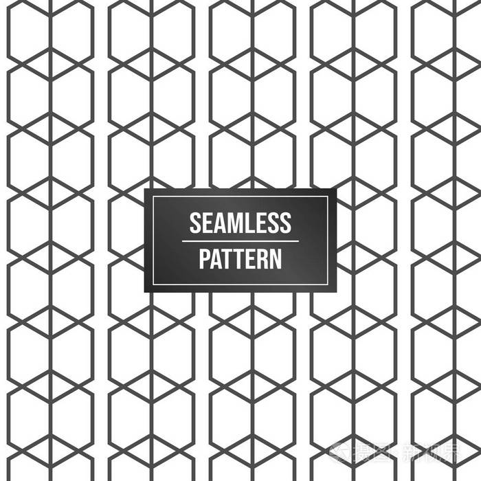 几何图案背景极简抽象无缝图案