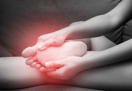 女性足跟痛红斑倍性炎综合征