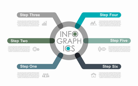 信息图表设计模板与地方为您的数据。矢量图