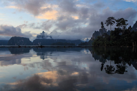 泰国山湖景观