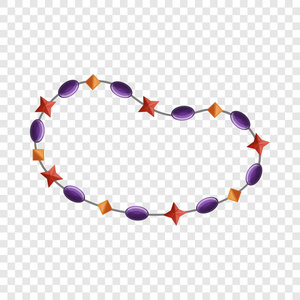 宝石石手镯图标, 卡通风格照片