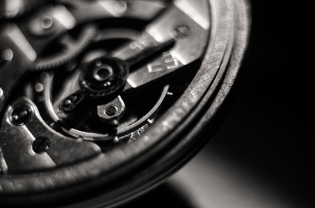 s gears. selective focus