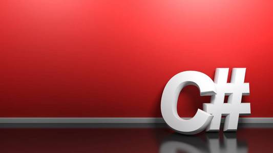 众所周知写c#:众所周知的计算机编程语言是用白色的3d字母写的,它们站
