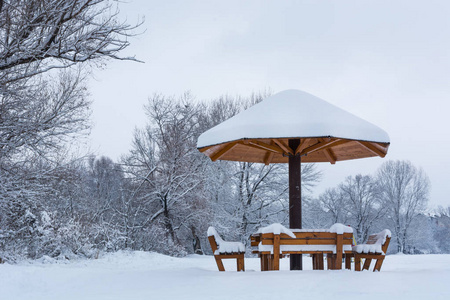 冬季天气概念照片