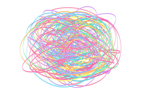 行的五颜六色的球图片