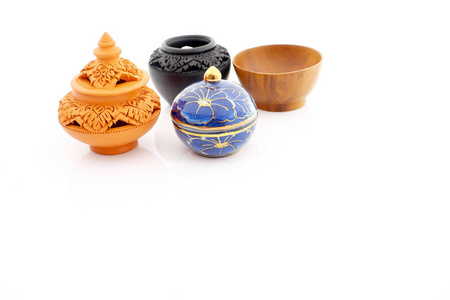泰国陶器和木制