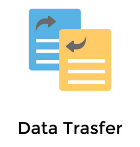 数据传送平面图标设计概念数据传送照片