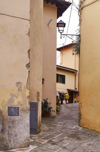 意大利托斯卡纳的典型街道
