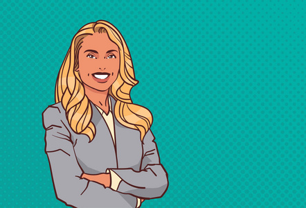 年轻商人卡通人物图片