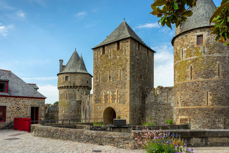 法国布雷塔涅的福格雷斯城堡。