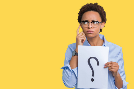 非洲裔美国女人的思考图片