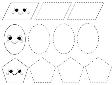 几何形状打印图片
