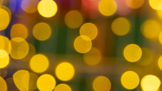  Festive background with bokeh defocused lights