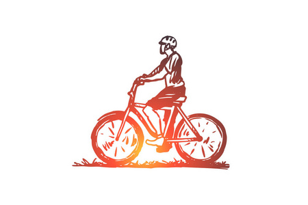 手绘的被隔绝的向量照片