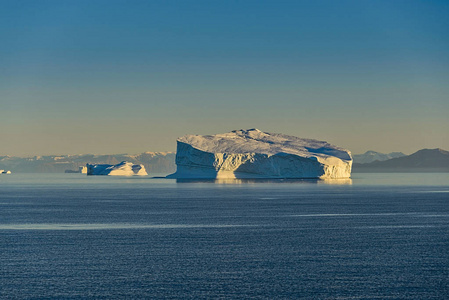 格陵兰冰山的美丽景色