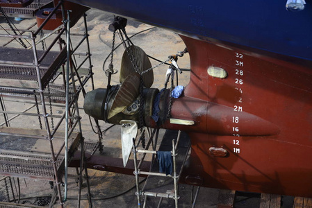 s propeller, details view