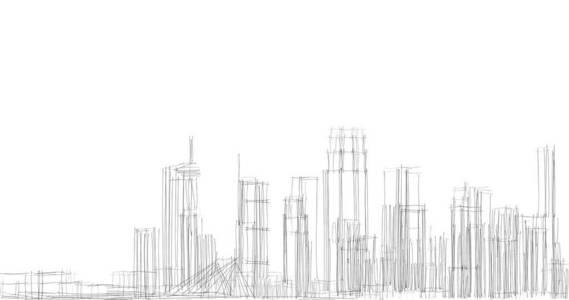 城市建筑及建筑物三维图图片