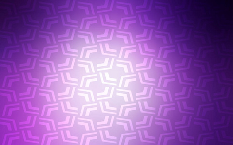 浅紫色矢量模板与弯曲线。 由模糊的线条圆圈组成的闪亮插图。 一个全新的孟菲斯设计为您的业务。