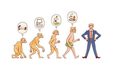 人类发展达尔文理论照片