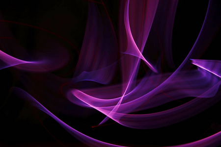 紫紫紫罗兰卷曲的线条