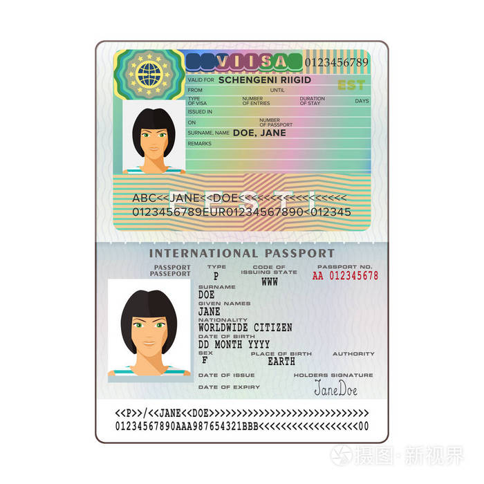 爱沙尼亚签证国际开放护照