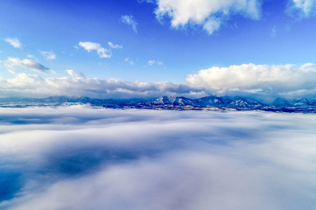 北海道的云海