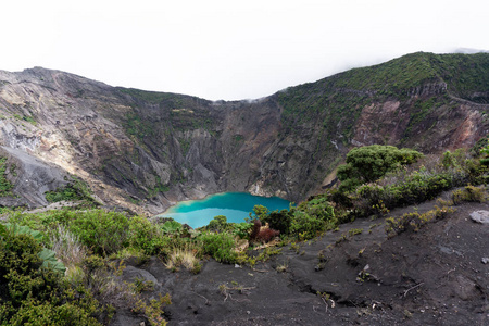 从前有座山圣何塞首都附近哥斯达黎加的伊拉祖火山.