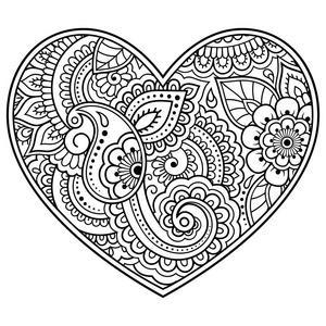 s day greetings. Coloring book page.